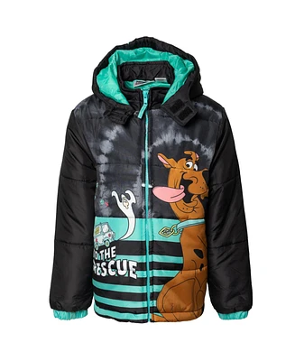 Scooby Doo Boys Warner Bros. Zip Up Winter Coat Puffer Jacket