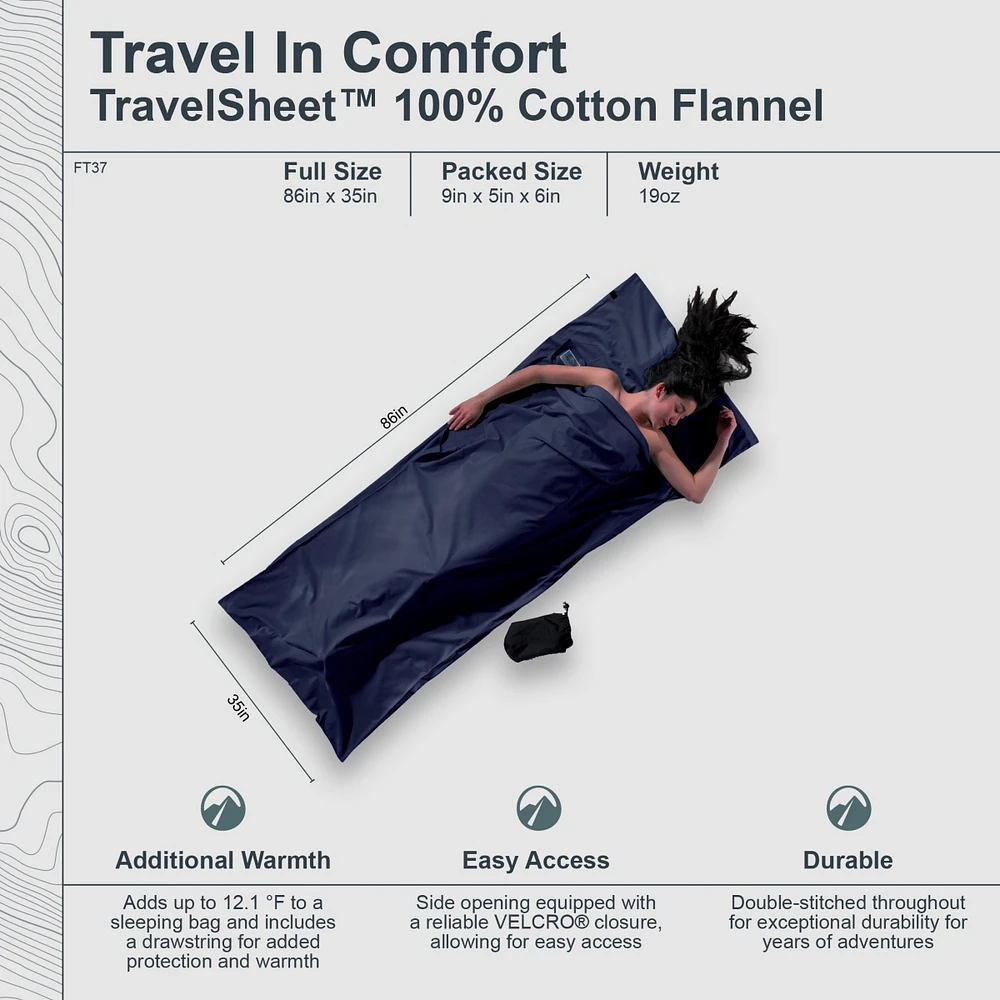 Cocoon - Premium - TravelSheet - Cotton Flannel
