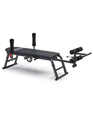 Sunny Health & Fitness Inversion Traction & Stretch Decompression Table - 400LBs Weight Capacity