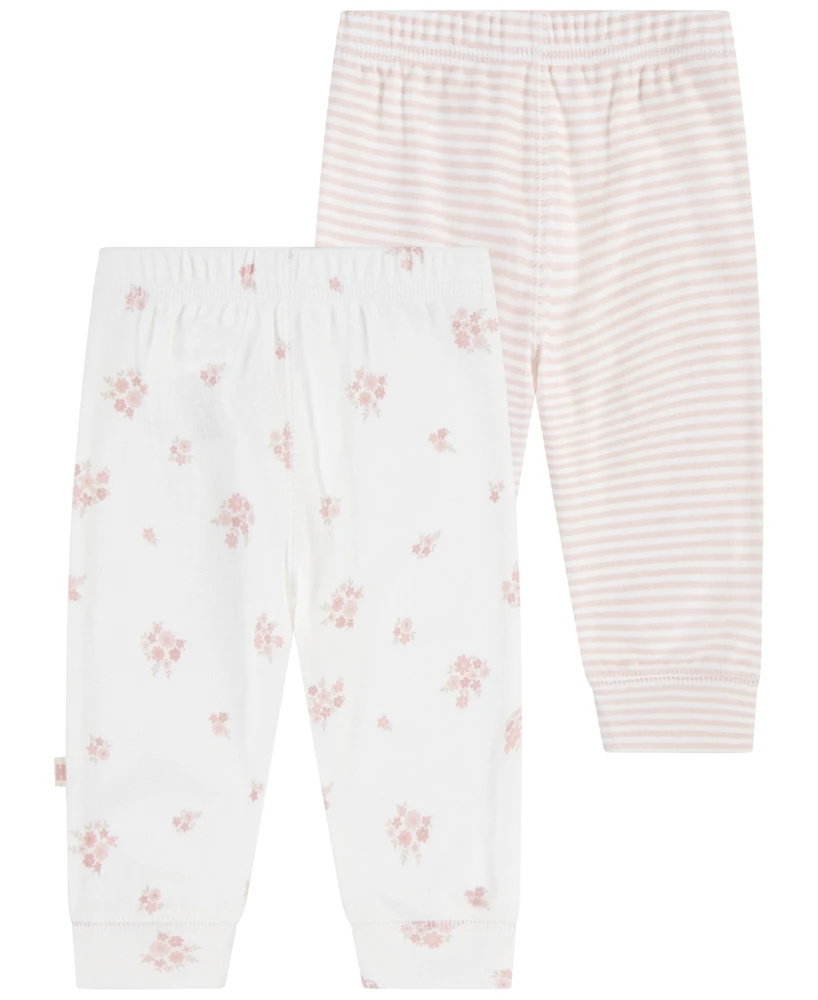 Huggies Baby Girls Organic Comfort Fit Pants 2-Pack