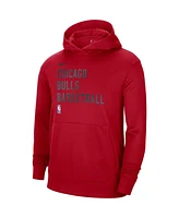 Nike Men's and Women's Red Chicago Bulls 2023/24 Performance Spotlight On-Court Practice Pullover Hoodie