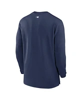 Nike Men's Navy Tampa Bay Rays Authentic Collection Game Time Performance Quarter-Zip Top