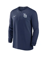 Nike Men's Navy Tampa Bay Rays Authentic Collection Game Time Performance Quarter-Zip Top
