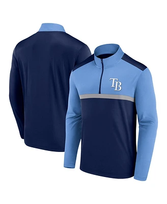 Fanatics Men's Navy Tampa Bay Rays Unstoppable Quarter-Zip Top