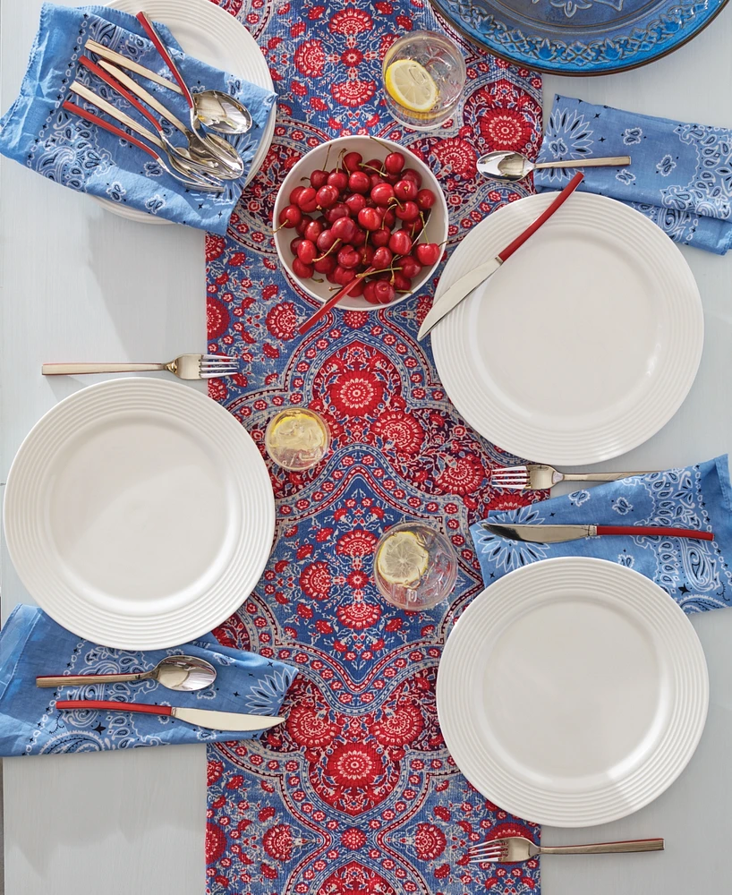 Lenox Tin Can Alley 7 Degree Dinner Plates, Set of 4