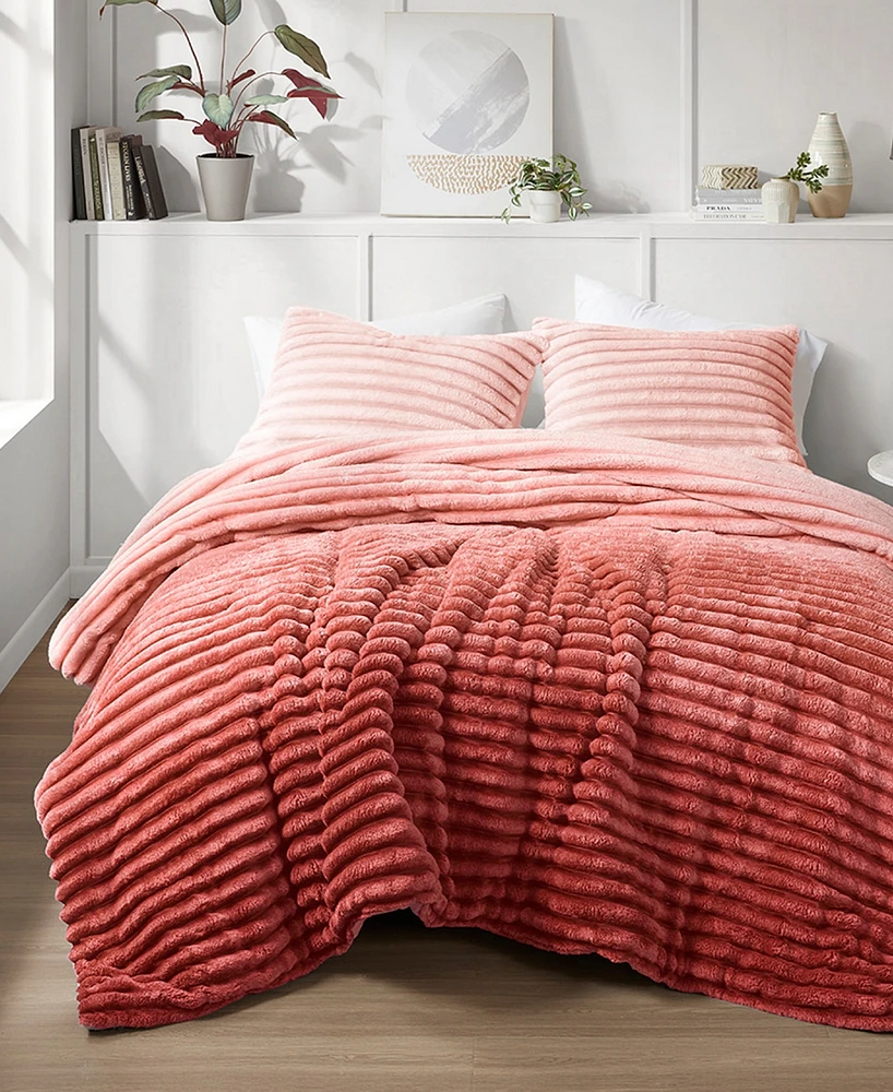 510 Design Avril Fluffy Ribbed Plush 2-Pc. Comforter Set, Twin/Twin Xl