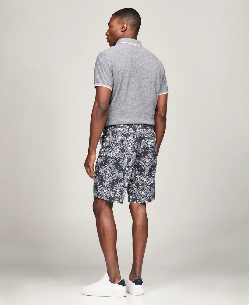 Tommy Hilfiger Men's Harlem 9" Poplin Paisley Shorts