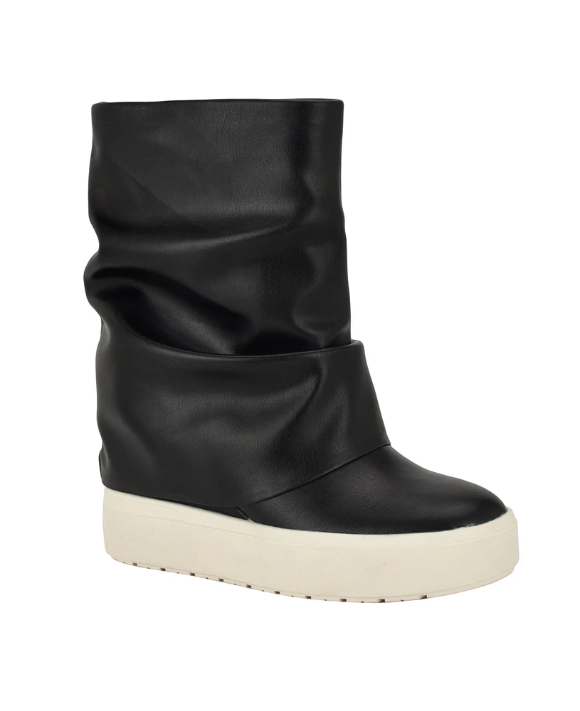 Guess Women's Guinna Fold Over Slouchy Booties