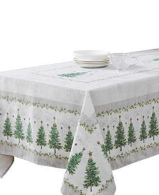 Avanti Trees Polyester Tablecloth Oblong, 52" x 70"