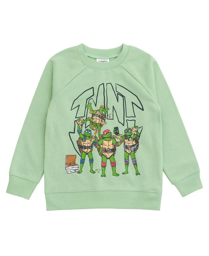 Teenage Mutant Ninja Turtles Fleece Sweatshirt and Hat Toddler to Big Kid Sizes (2T