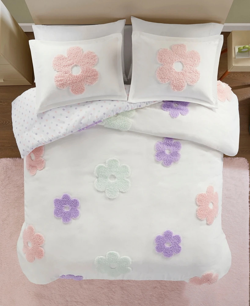 Intelligent Design Gracie Floral Reversible 3-Pc. Duvet Cover Set, Full/Queen