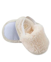 Jessica Simpson Baby Bath Robe with Sherpa Slippers, 2-Piece Set