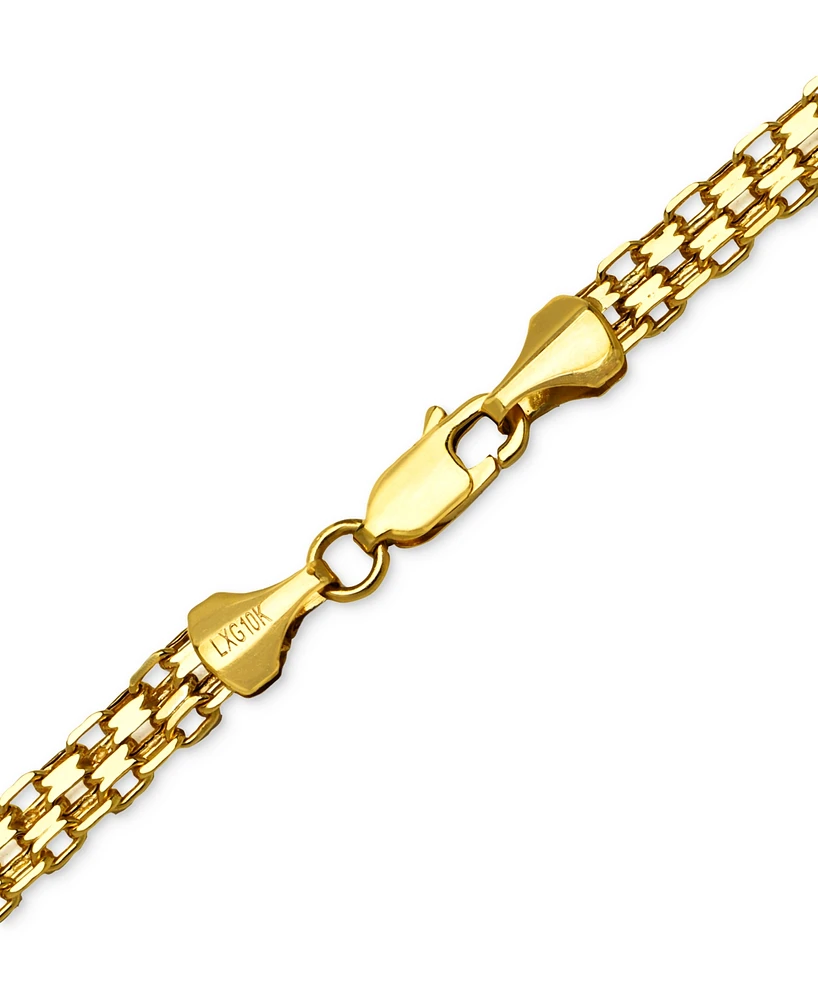 Polished Bismark Link 18" Statement Necklace in 10k Gold
