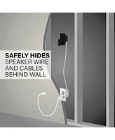 Sanus Universal Tilt & Swivel Speaker Wall Mount and Power Kit - Each