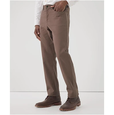Pact Men's Organic Cotton Stretch Twill Denim 5-Pocket Pant - 34" Inseam
