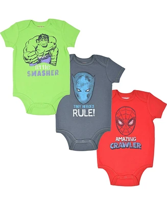 Avengers Baby Boys Pack Bodysuits