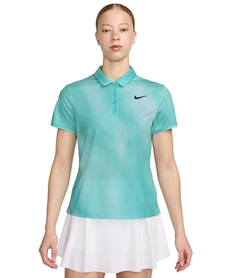 Nike Women's Victory Dri-fit Printed Golf Polo