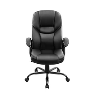 Yaheetech Faux Leather Executive Office Chair Computer Desk