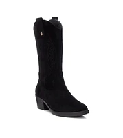 Xti Women's Italian Western Suede Booties By