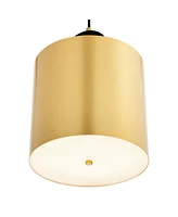Cwi Lighting 12" Metal Saleen Led Mini Pendant
