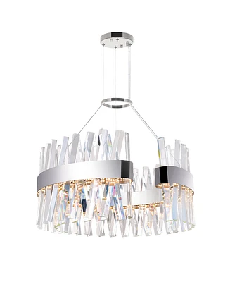 Cwi Lighting 14" Metal Glace Led Chandelier