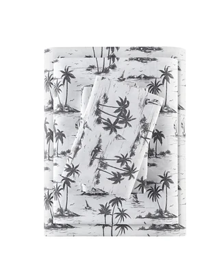 Madison Park Essentials Printed Cotton Percale 4-Pc. Sheet Set