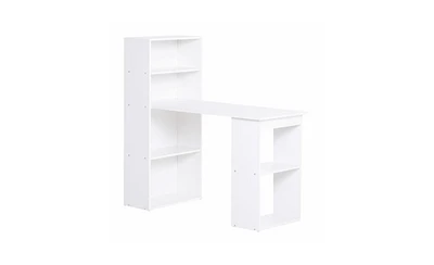 Slickblue White Office Desk – Modern and Sleek Workstation for Home or Office