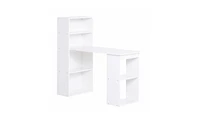 Slickblue White Office Desk – Modern and Sleek Workstation for Home or Office