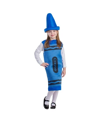Dress Up America Crayon Tunic & Hat Costume Set - Toddlers Girls Boys