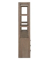 Portmore 80" Wood 3PC Tv Console Set (80"Console, 2 Piers)