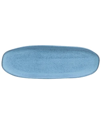 Porto Brasil 14.17" Stoneware Large Shallow Oval Platters, Set of 4