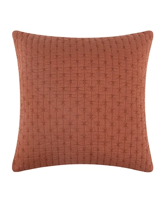 Levtex Cross Stitch Quilted Decorative Pillow