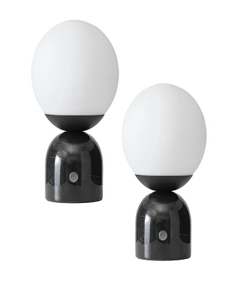 Mila Marble Led Table Lamp Bundle (10")
