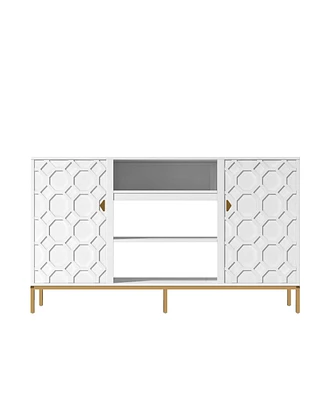 Boyel Living Stylish Multifunctional Tv Stand with Ample Storage and Elegant Design