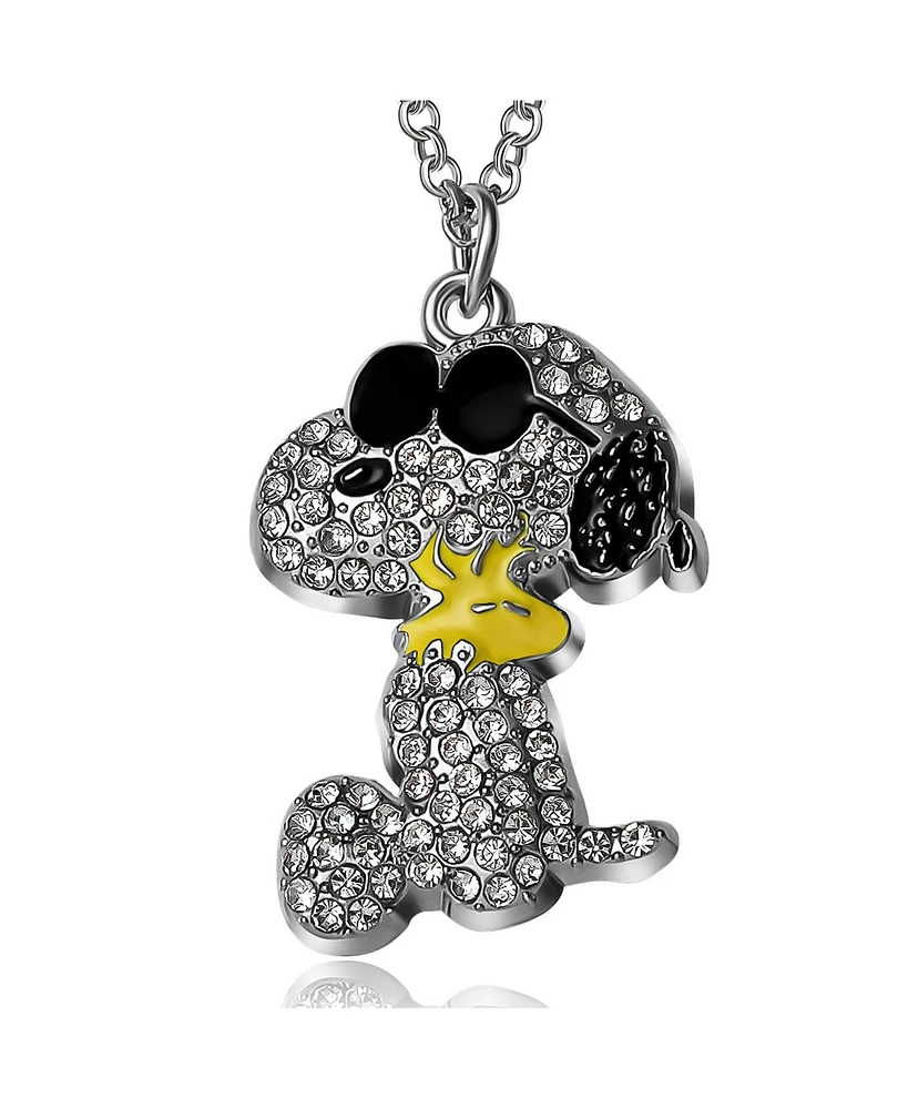 Peanuts Snoopy Fashion Joe Cool Sunglasses Snoopy Woodstock Necklace