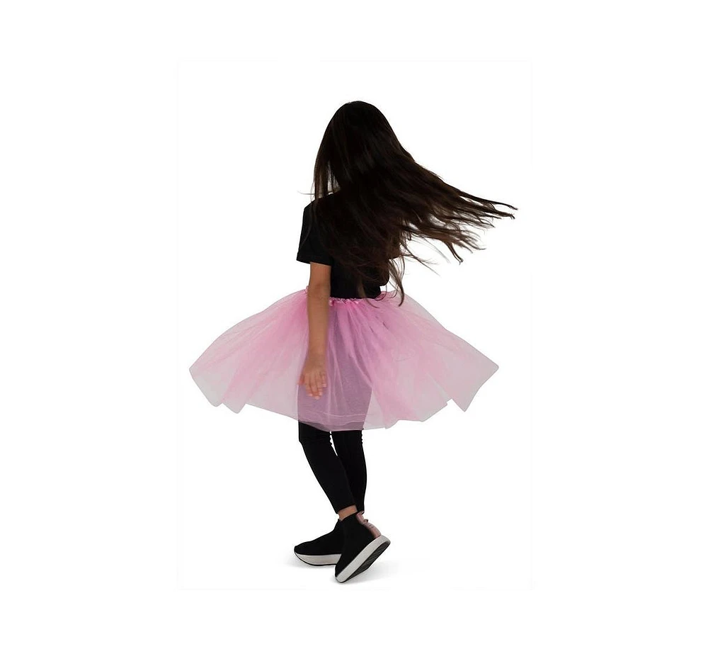Dress Up America 3 Layered Tutu Skirt, Set of 5 Colors - Kids Girls