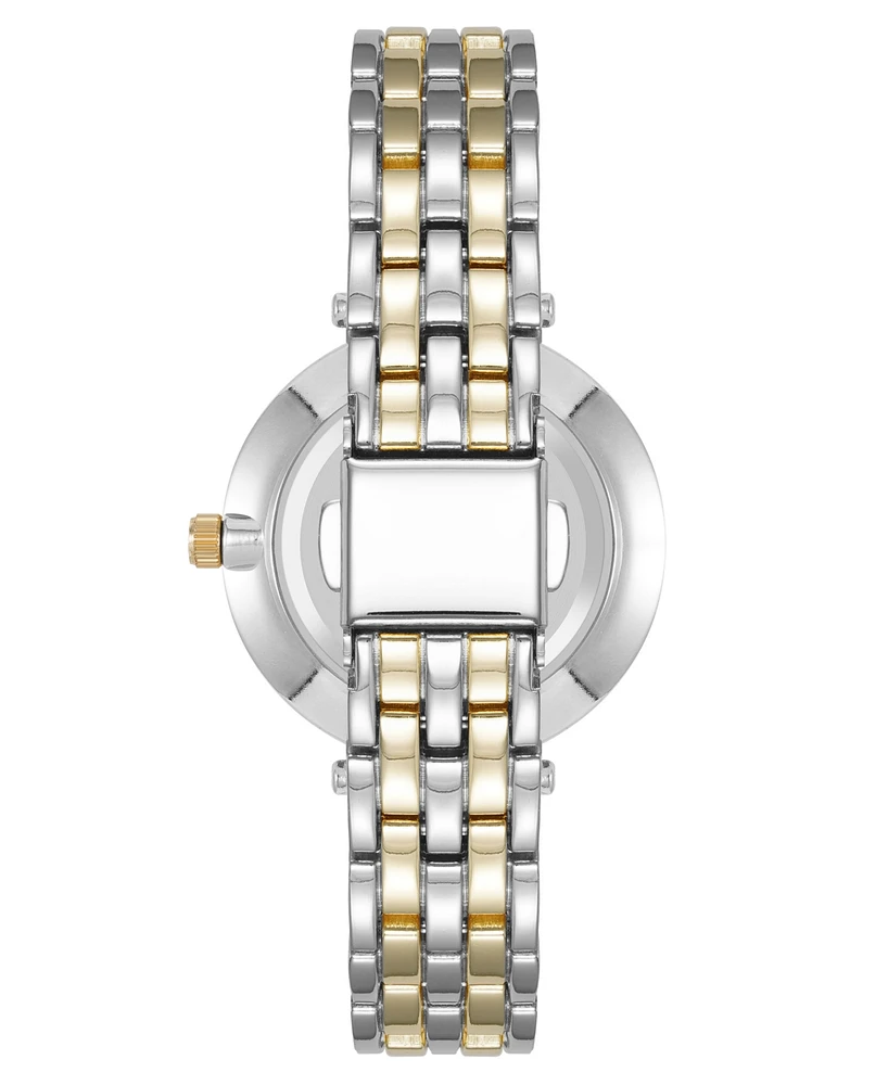 Anne Klein Women's Quartz Everyday Roman Numeral Two-Tone Alloy Metal Watch, 32mm