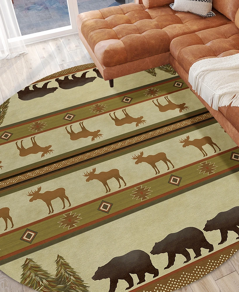 Dalyn Excursion EX1 8'x8' Round Area Rug