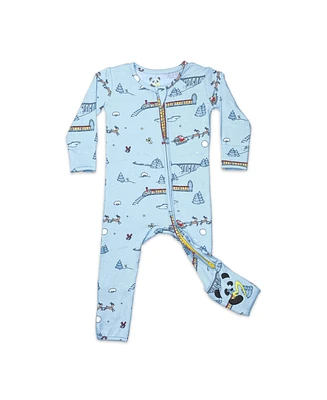 Bellabu Bear Unisex Baby Polar Express Convertible Footie