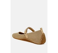 Nordeux Velcro Strap Mary Jane Sandals
