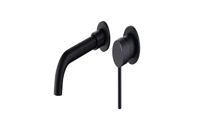 Wall-Mount Faucet for Bathroom Sink or Bathtub, Stylish and Space-Saving Design