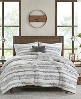 Madison Park Fraser Seersucker 5-Pc. Comforter Set, Full/Queen