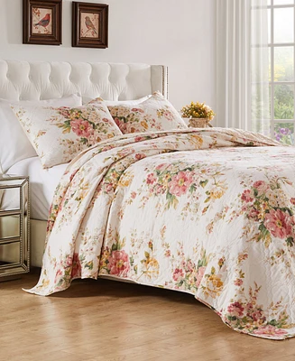 Greenland Home Fashions Grace Shabby Chic 3-Pc. Quilt Set