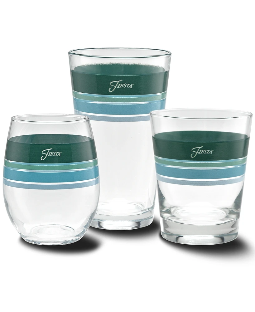 Fiesta Aegean Edgeline Tapered Cooler Glass, Set of 4