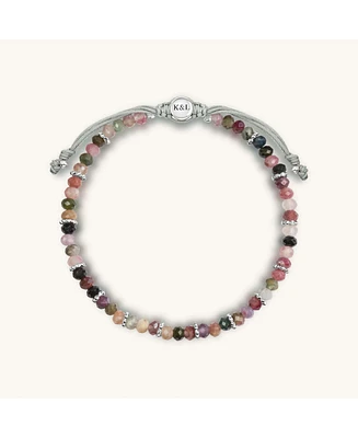 Lavish Blessings Tourmaline Macrame Bracelet