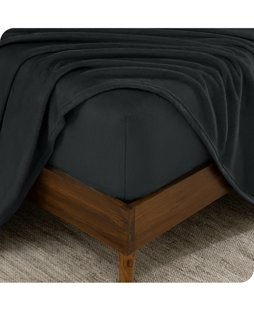 Bare Home Micro plush Fleece King Sheet Set