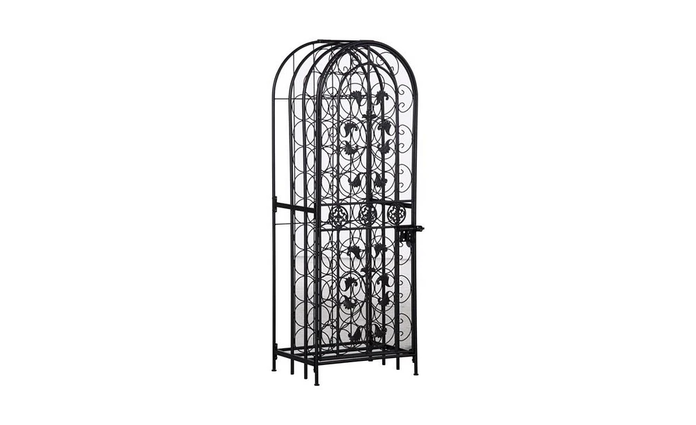 Stylish Wine Rack Cabinet for Efficient Storage and Display of Bottles and Glassware