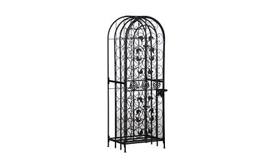 Stylish Wine Rack Cabinet for Efficient Storage and Display of Bottles and Glassware