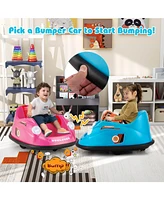 Ride on Bumper Car for Kids with Remote Control 360 Degree Spin Led Light