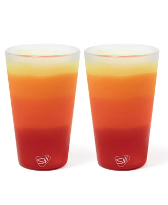Pint Glasses: 2 pk - Marigold